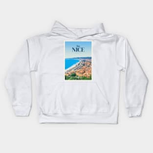 Visit Nice Kids Hoodie